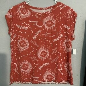 Nwt Harry Potter Sleepwear Set, Size M